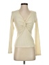 Shein Ivory Long Sleeve Top Size 4 - photo 1