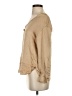 Vince. 100% Silk Tan Long Sleeve Silk Top Size XXS - photo 5