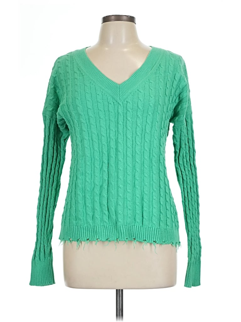 Pre-owned J. Society Pullover Sweater In Green