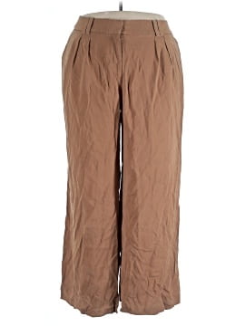 cher naked dress Multiples Women's Wide Band Elastic Waist Pull on Relaxed Leg Pant