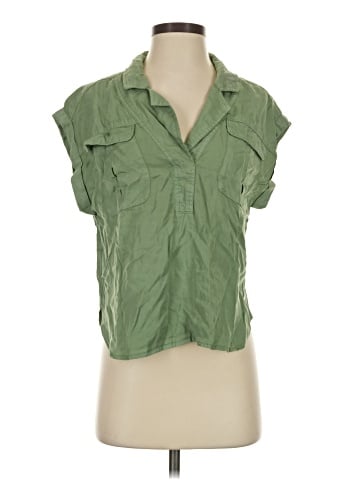 Velvet Heart Sleeveless Button-Down Shirt (view 1)