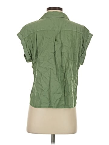 Velvet Heart Sleeveless Button-Down Shirt (view 2)