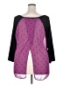 Torrid 100% Polyester Purple 3/4 Sleeve Top Size 2X Plus (2) - photo 2