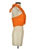 Micas 100% Polyester Orange Sleeveless Top Size S - photo 4