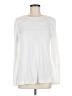 Ofeefan White Long Sleeve Top Size M - photo 1