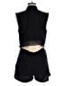 RD Style 100% Polyester Solid Black Romper Size M - photo 2
