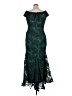Xscape 100% Nylon Teal Cocktail Dress Size 16 (petite) - photo 2