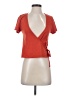 Grade & Gather Orange Short Sleeve Top Size S - photo 1