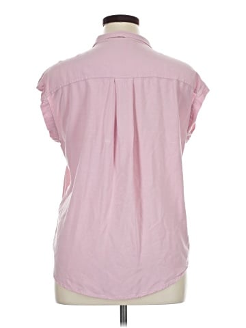 Jachs Girlfriend Sleeveless Button-Down Shirt (view 2)