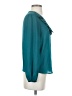 NANETTE Nanette Lepore 100% Polyester Teal Long Sleeve Blouse Size XS - photo 4