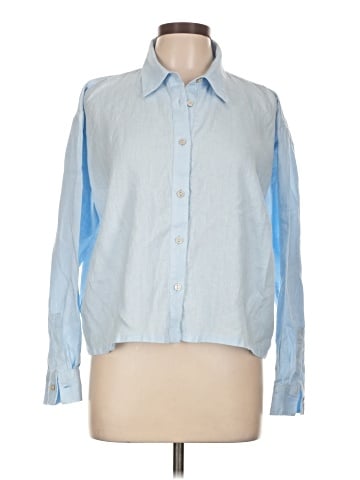 Ann Taylor Long Sleeve Button-Down Shirt (view 1)