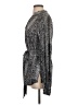 BCBGMAXAZRIA Paisley Gray Long Sleeve Blouse Size S - photo 5