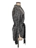 BCBGMAXAZRIA Paisley Gray Long Sleeve Blouse Size S - photo 4
