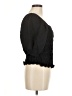 Old Navy Black 3/4 Sleeve Blouse Size M - photo 4