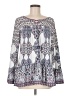Style&Co Purple Long Sleeve Blouse Size M - photo 1
