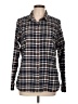L.L.Bean Plaid Brown Long Sleeve Button-Down Shirt Size L - photo 1