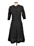 Max Studio Houndstooth Gray Casual Dress Size L - photo 2