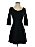 Express Solid Black Casual Dress Size S - photo 1