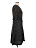 Max Studio Houndstooth Gray Casual Dress Size L - photo 4
