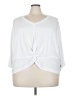 Athleta White 3/4 Sleeve T-Shirt Size 3X - photo 1