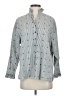 Maje Stripes Gray 3/4 Sleeve Blouse Size Sm (1) - photo 1