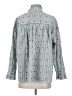 Maje Stripes Gray 3/4 Sleeve Blouse Size Sm (1) - photo 2