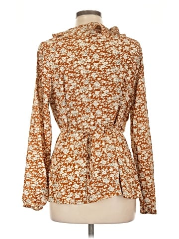 Allegra K Long Sleeve Blouse (view 2)