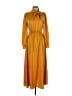Just Fab 100% Polyester Gold Yellow Casual Dress Size XS - photo 1