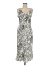 Express 100% Polyester Animal Print Silver Cocktail Dress Size M - photo 1