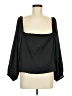 J.Crew 100% Polyester Black 3/4 Sleeve Blouse Size 2X - photo 1