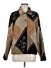 Coldwater Creek Graphic Brown Jacket Size L - photo 1