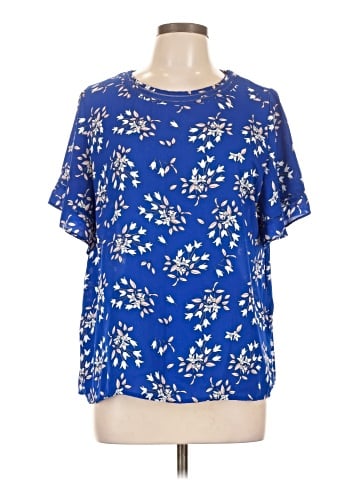 Liz Claiborne Career Short Sleeve Blouse (view 1)