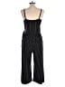 Kaileigh Stripes Black Jumpsuit Size L - photo 2