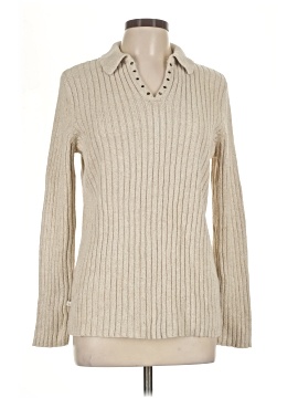 Lauren By Ralph Lauren Silk Pullover Sweater