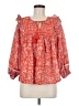 Cleobella Red 3/4 Sleeve Blouse Size M - photo 1