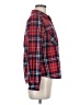 Love Tree 100% Cotton Plaid Red Long Sleeve Button-Down Shirt Size M - photo 4