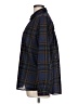 JOA 100% Polyester Plaid Blue Long Sleeve Blouse Size L - photo 5