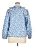 Gap Blue 3/4 Sleeve Blouse Size XL - photo 2