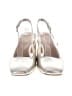 Naturalizer 100% Leather Metallic Silver Heels Size 6 1/2 (wide) - photo 2