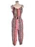 Venus 100% Viscose Paisley Pink Jumpsuit Size L - photo 2