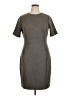 Elie Tahari Solid Gray Casual Dress Size 16 - photo 1