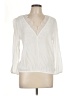 Express 100% Rayon Ivory Long Sleeve Blouse Size L - photo 1