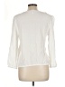 Express 100% Rayon Ivory Long Sleeve Blouse Size L - photo 2