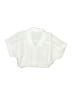 Zara Ivory Short Sleeve Blouse Size 9 - 10 - photo 2