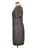 Elie Tahari Solid Gray Casual Dress Size 16 - photo 5