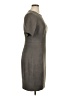 Elie Tahari Solid Gray Casual Dress Size 16 - photo 4