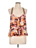 Pilcro 100% Viscose Orange Sleeveless Blouse Size L - photo 1