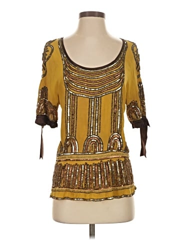 Tracy Reese 3/4 Sleeve Silk Top (view 1)