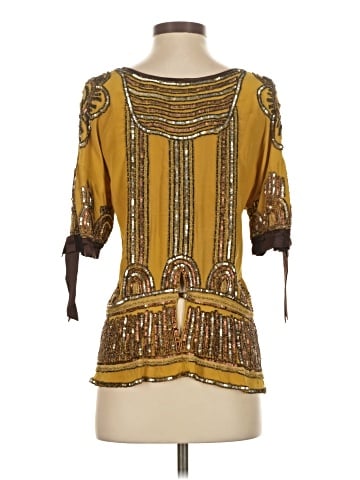 Tracy Reese 3/4 Sleeve Silk Top (view 2)