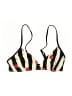 Solid & Striped Animal Print Black Swimsuit Top Size S - photo 1